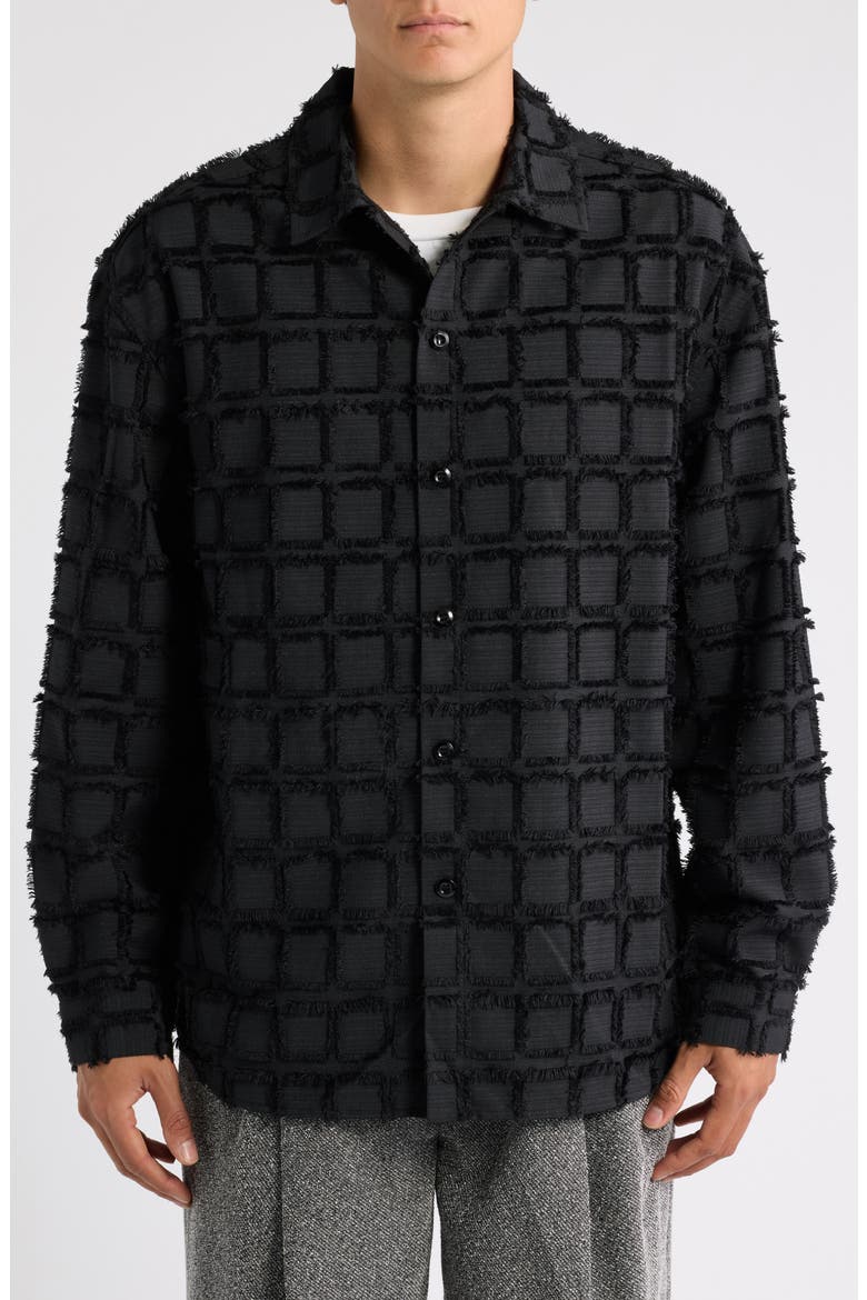 Jordan Ace Button-Up Shirt, Alternate, color, BLACK