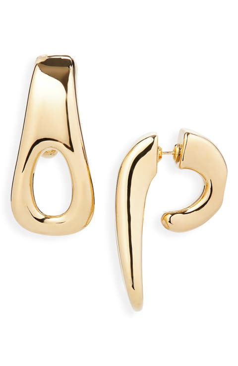Zip Pull Single Earring