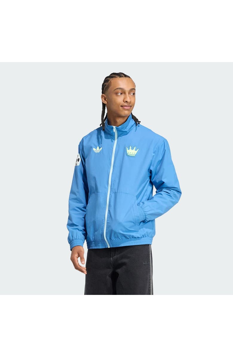 adidas Originals Men's adidas Originals Blue Charlotte FC 2025 Archive Collection Anthem Full-Zip Jacket, Main, color, Blue