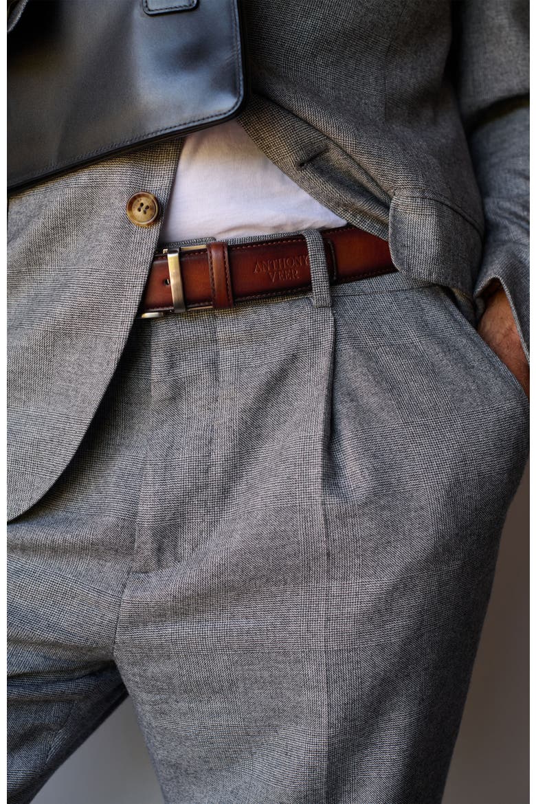 Bari Leather Belt, Alternate, color, Tan