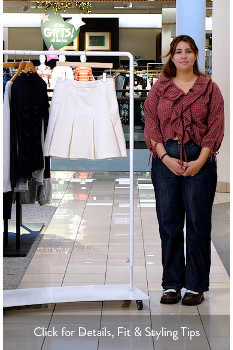 Pleated Miniskirt video