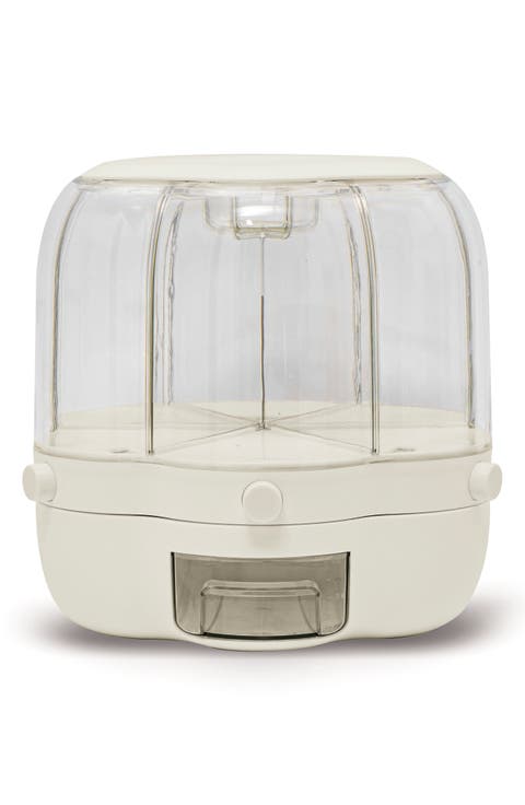 Large Rotating Food Storage Dispenser