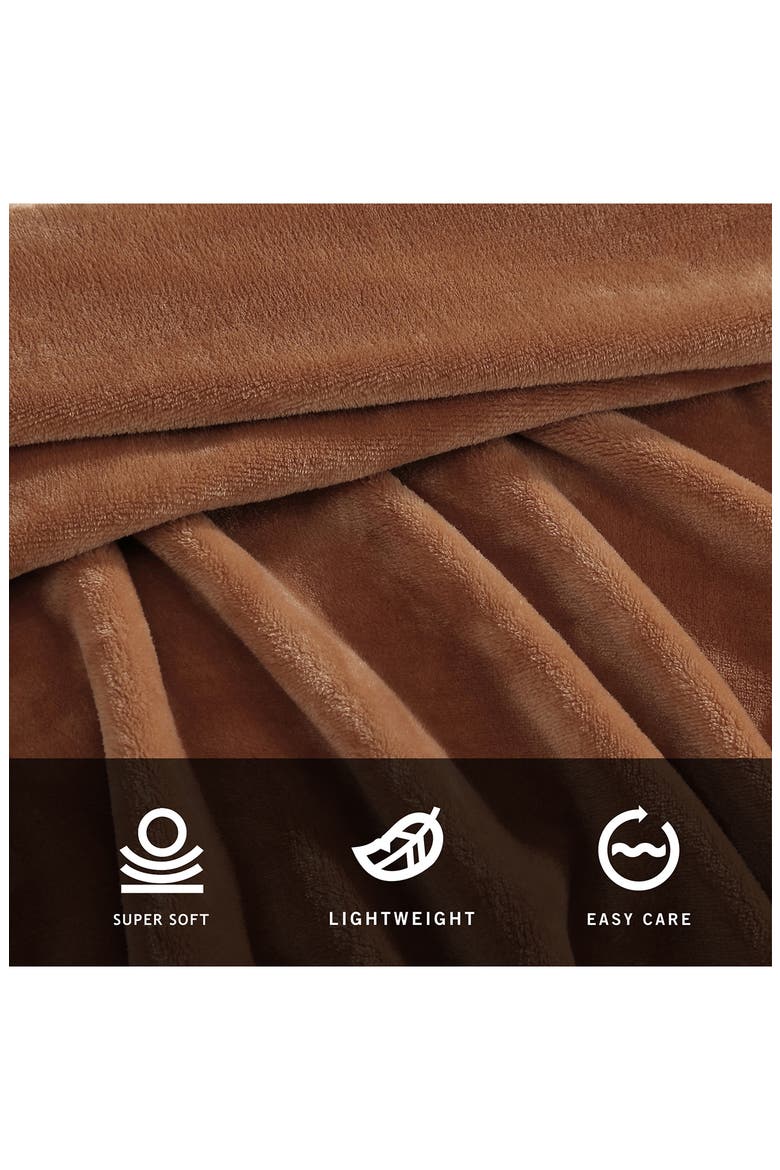 Solid Throw Blanket, Alternate, color, GINGER ORANGE