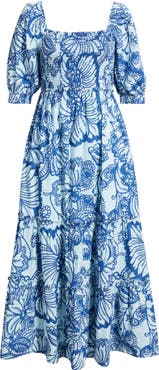 Lilly Pulitzer® Hadley Smocked Maxi Dress