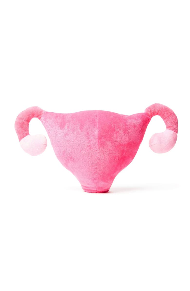 Nerdbugs Uterus Plushie Organ, Alternate, color, Bright Pink