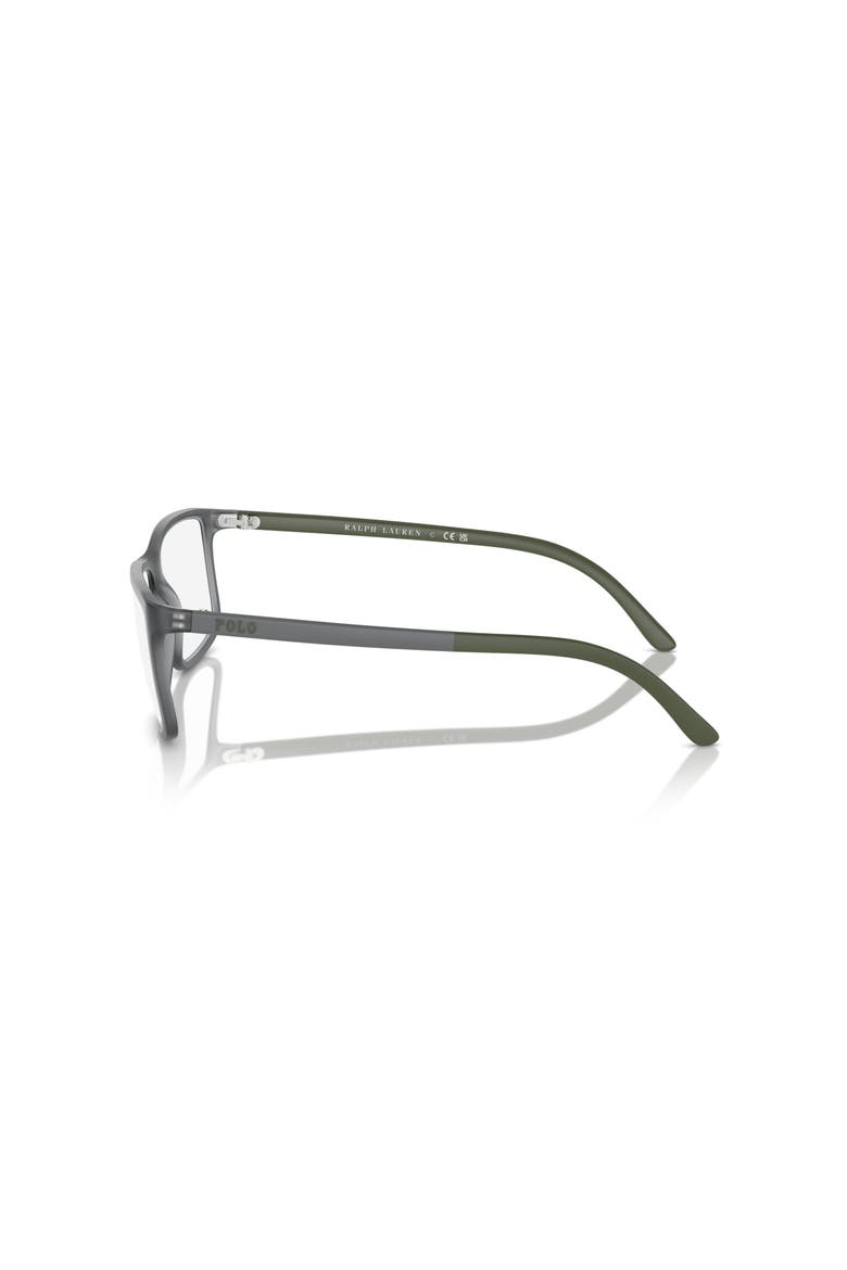 55mm Rectangle optical glasses, Alternate, color, Grey