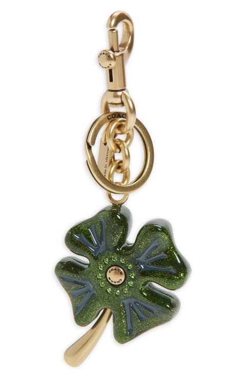 Four Leaf Clover Bag Charm
