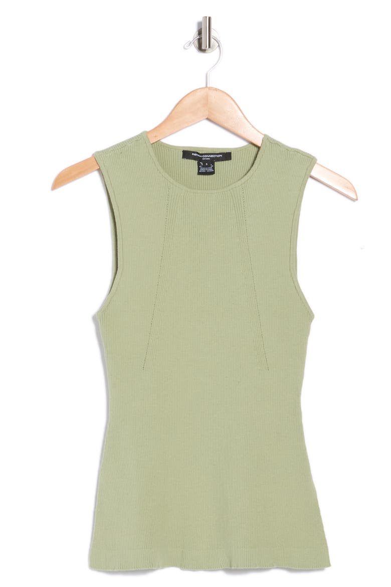 Rib Tank, Alternate, color, SAGE GREEN