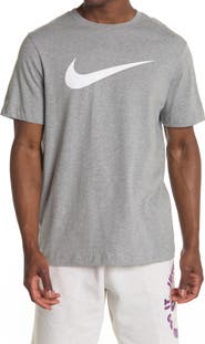 Nike Icon Swoosh Cotton Graphic T-Shirt