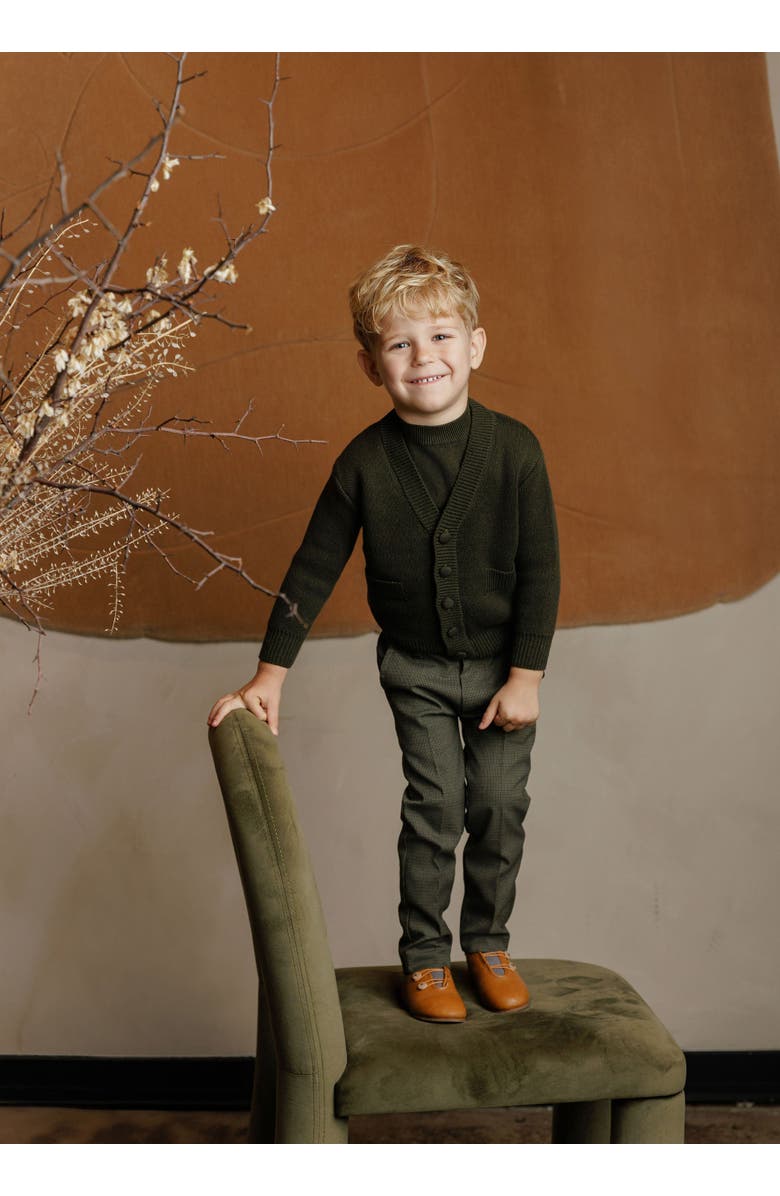 Ely's & Co. Looms Dense Knit Collection - Cardigan, Alternate, color, Olive