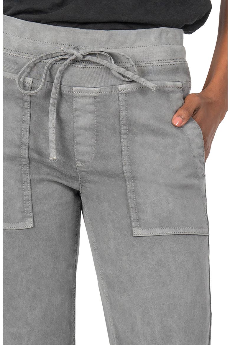 KUT from the Kloth Mirabella Crop Joggers, Alternate, color, GREY/ GREY