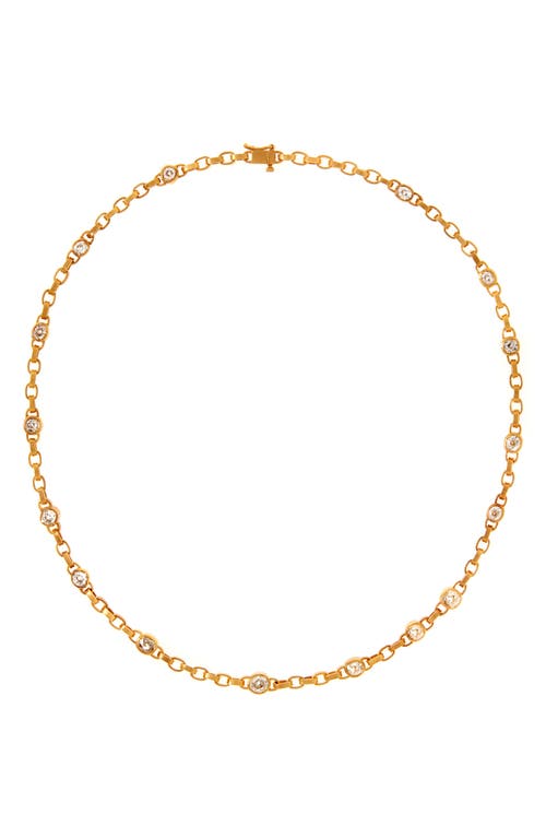 Darius Diamond Fairy Station Chain Necklace In Gold