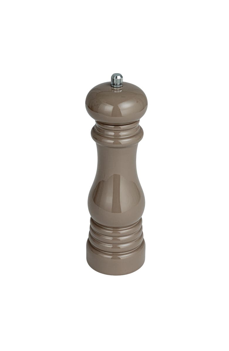 Storied Home Rubberwood Elegance Pepper Mill, Grey, Main, color,