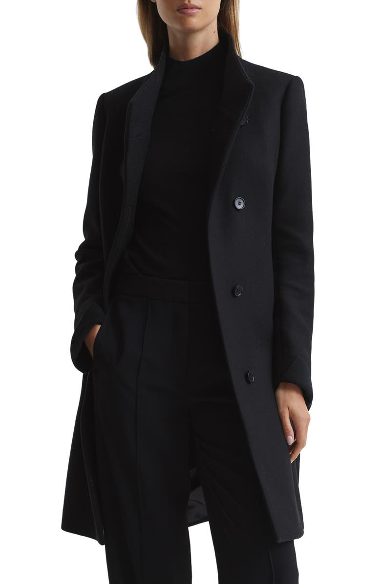 Reiss Mia Wool Blend Coat, Main, color,