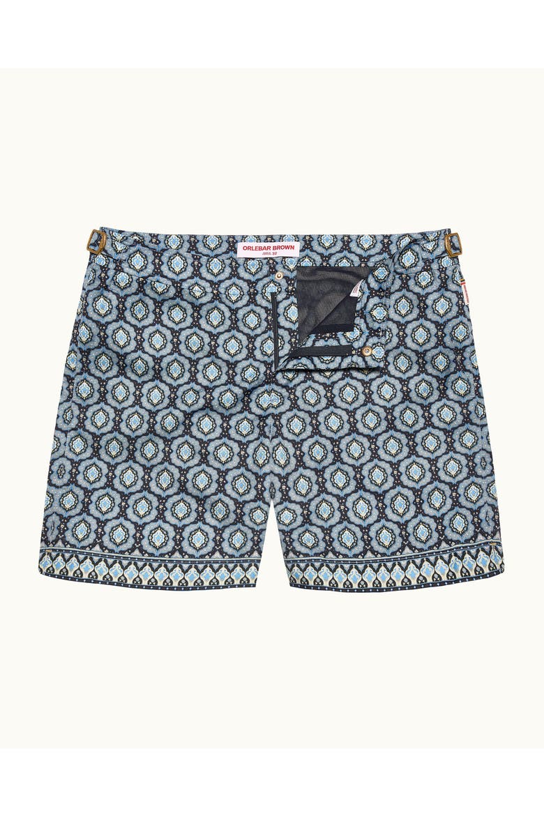 Bulldog Mid-Length Classic Fit Swim Shorts, Alternate, color, NIGHT IRIS