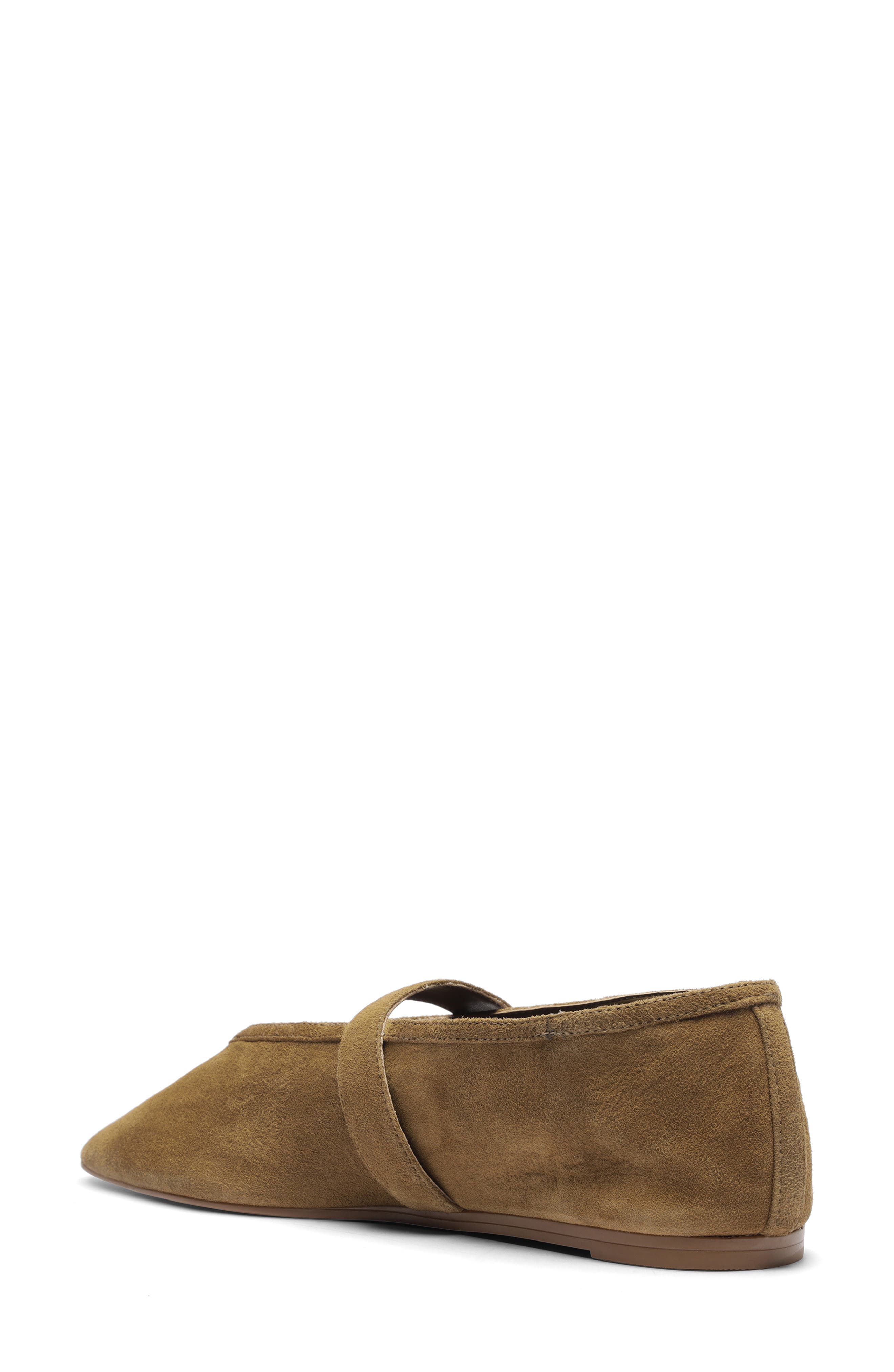 Vicki Buckle Mary Jane Flat, Alternate, color, DRIED OLIVE SUEDE