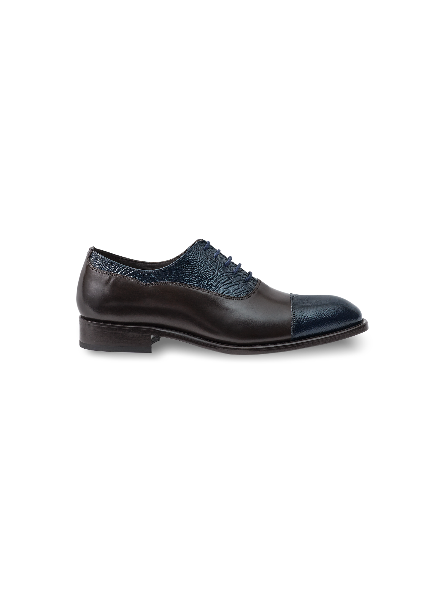 Brandan Oxford, Alternate, color, Navy/Brown
