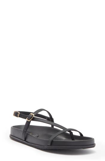 Linea Paolo Leanne Slingback Platform Sandal In Black
