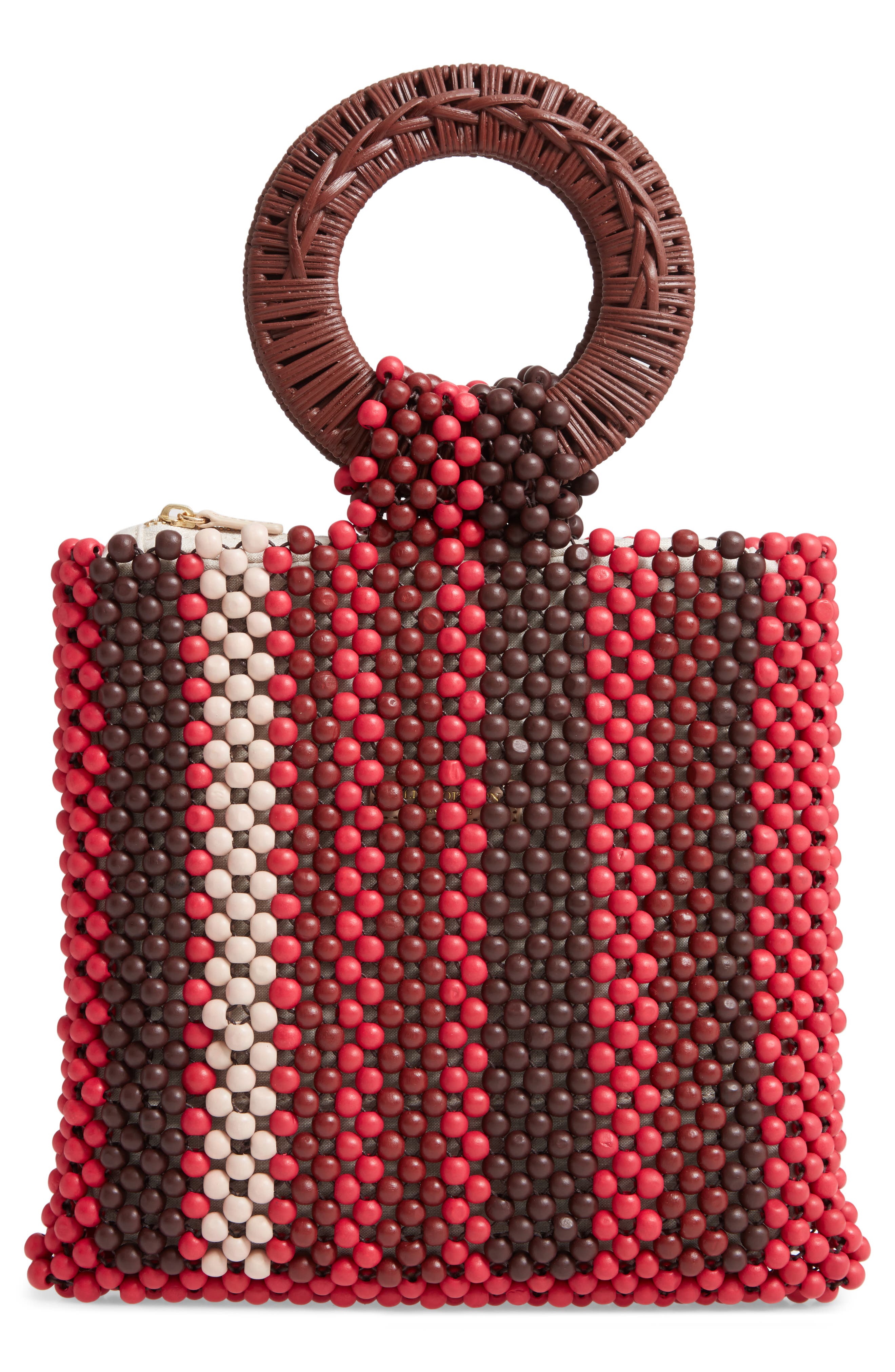 Ulla Johnson Arusi Beaded Tote, Main, color, 