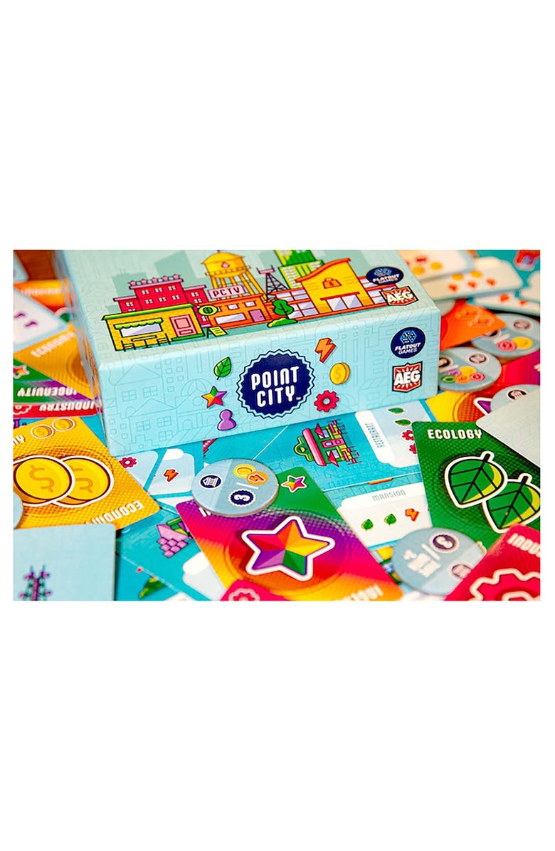 Flatout Games City Building, Drafting Collection Card Game, Alternate, color, Multicolored