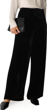 Eileen Fisher Velvet Wide Leg Pants