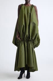 Christopher John Rogers Silk Jellyfish Gown