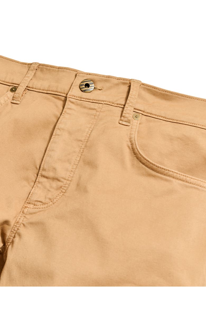 Billy Reid Cochran Stretch Cotton Five Pocket Pants, Alternate, color, British Khaki