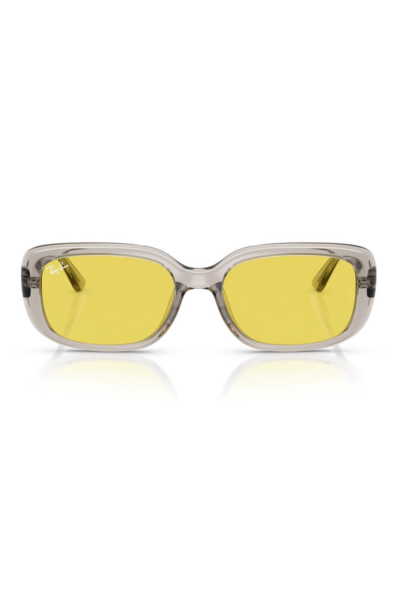 56mm Pillow Sunglasses, Main, color, YELLOW
