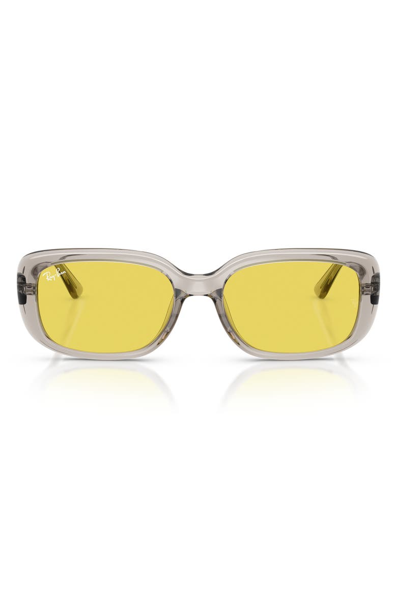 Ray-Ban 56mm Pillow Sunglasses, Main, color, Yellow