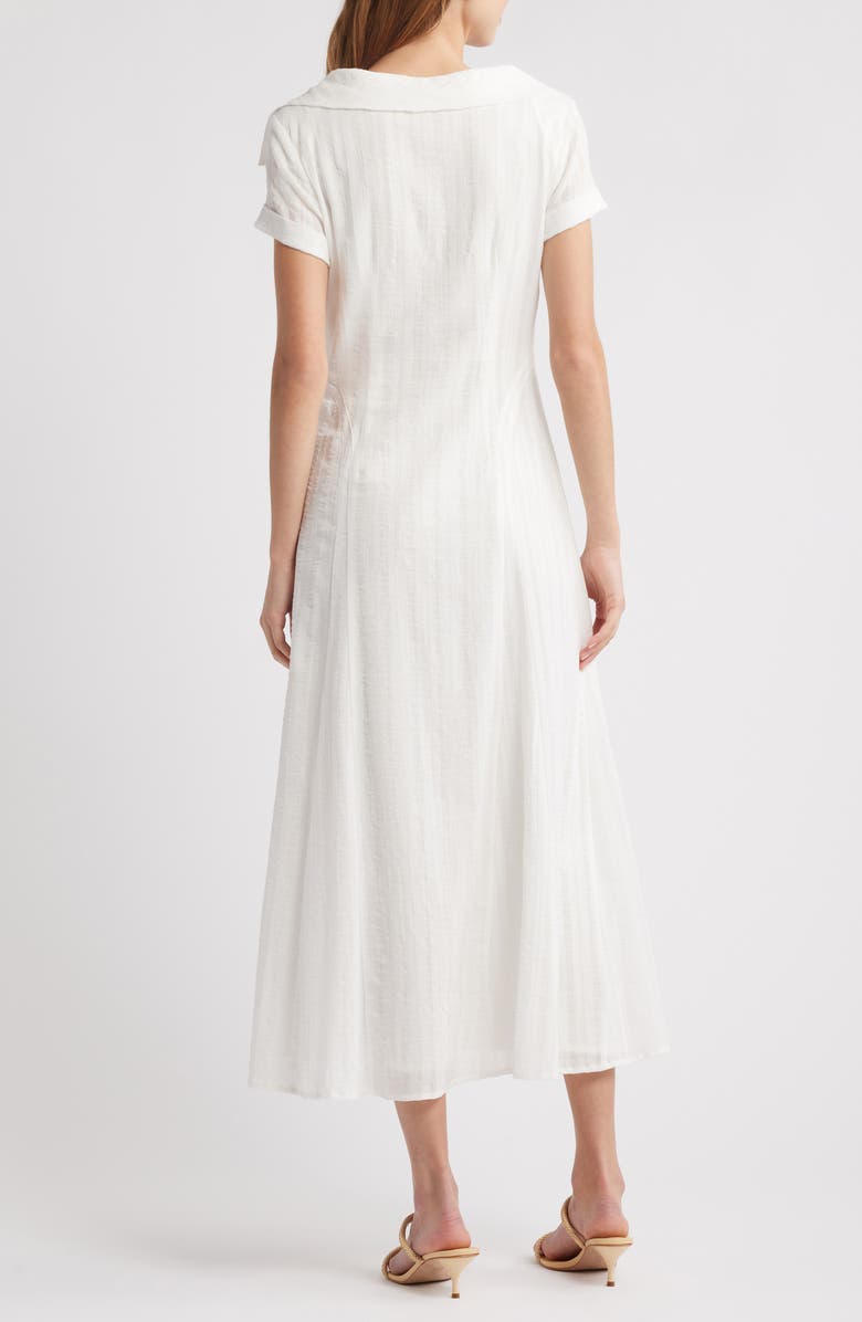 Cult Gaia Jeanie Cotton Shirtdress, Alternate, color, Off White