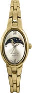 Peugeot Sun Moon Oval Link Bracelet Watch- 30x25MM
