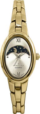 Peugeot Sun Moon Oval Link Bracelet Watch- 30x25MM