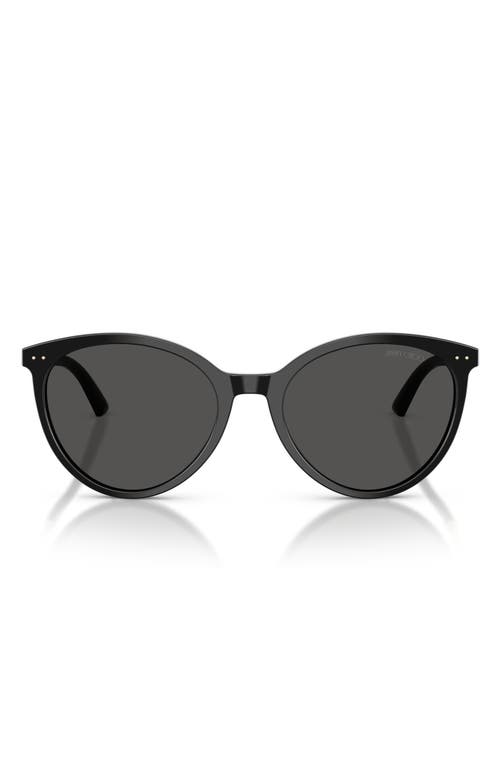 Jimmy Choo 53mm Phantos Sunglasses In Black/dark Grey