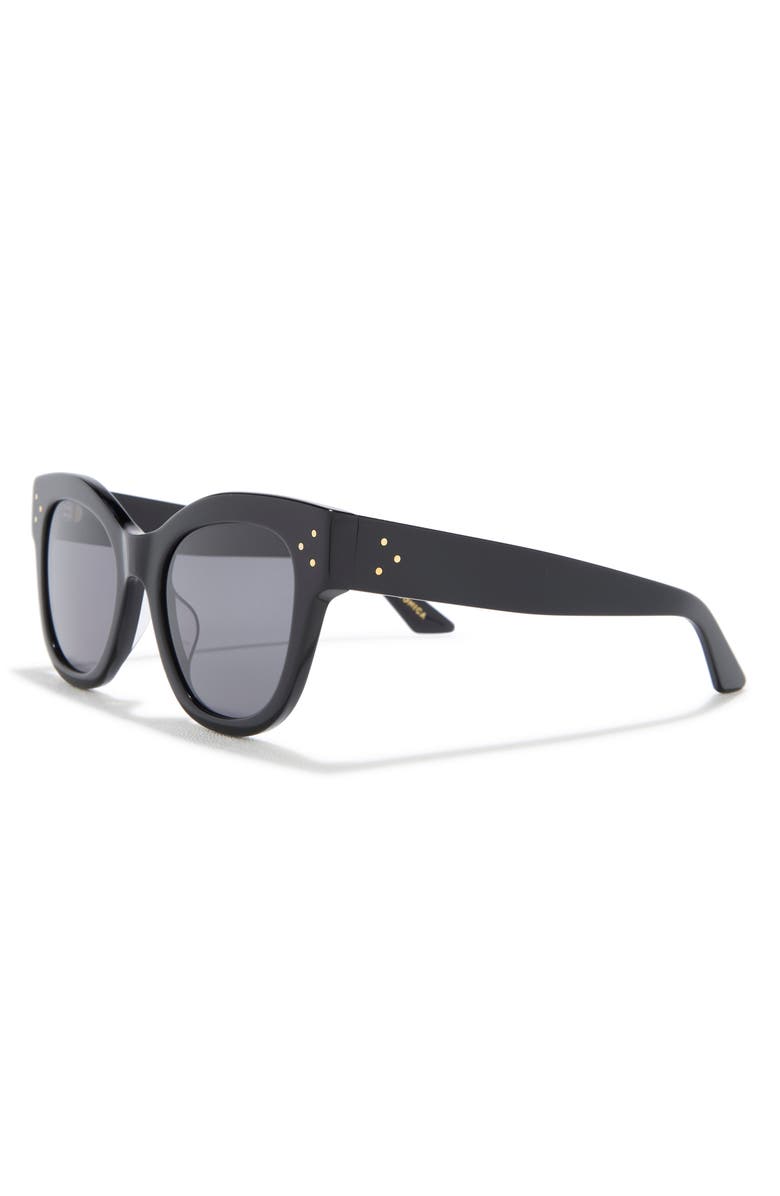 DIFF Eva 53mm Cat Eye Sunglasses, Alternate, color, Black Grey