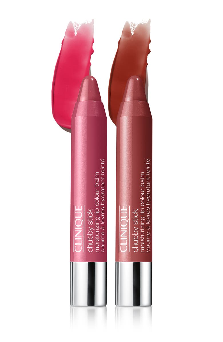 Clinique Chubby Stick<sup>™</sup> Moisturizing Lip Color Balm Duo $50 Value, Alternate, color, 