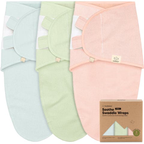 3-Pack Soothe (Wren) Swaddle Wraps