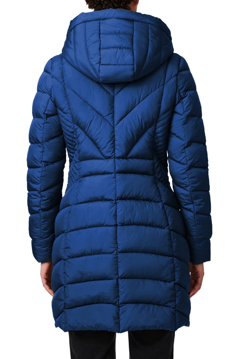 Hooded Walker Coat, Alternate, color, TEAL WING