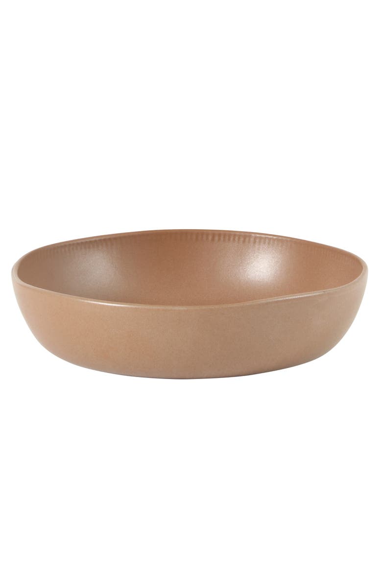 Menlo Park 16-Piece Stoneware Embossed Plates and Bowls Dinnerware Se, Alternate, color, Multicolors
