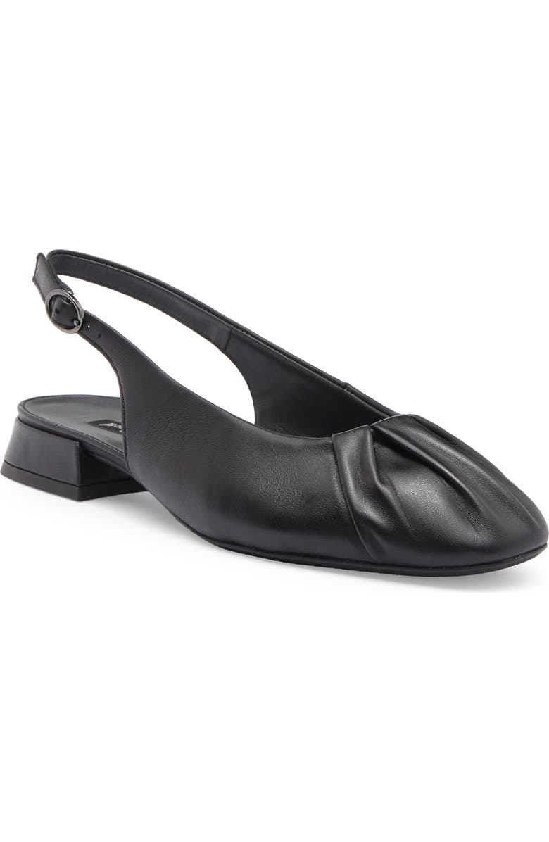 Paul Green Adele Slingback Flat, Main, color, Black Soft Nappa