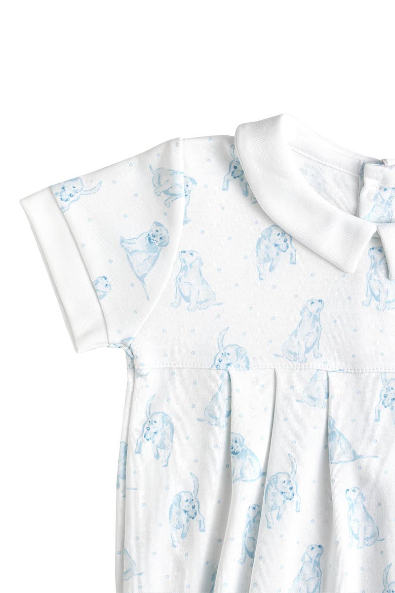 Blue Puppy Love Print Bubble - Baby, Alternate, color, Blue