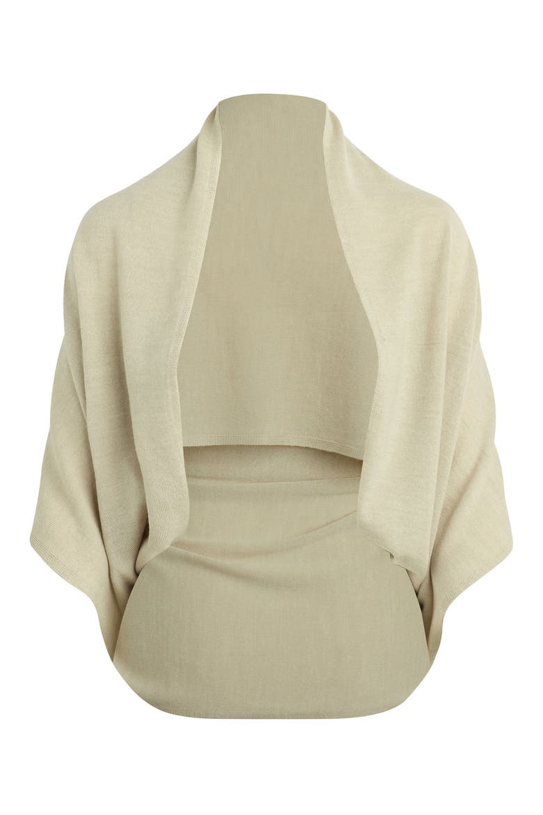 The Lightweight Knit Wrap Scarf, Alternate, color, OATMEAL