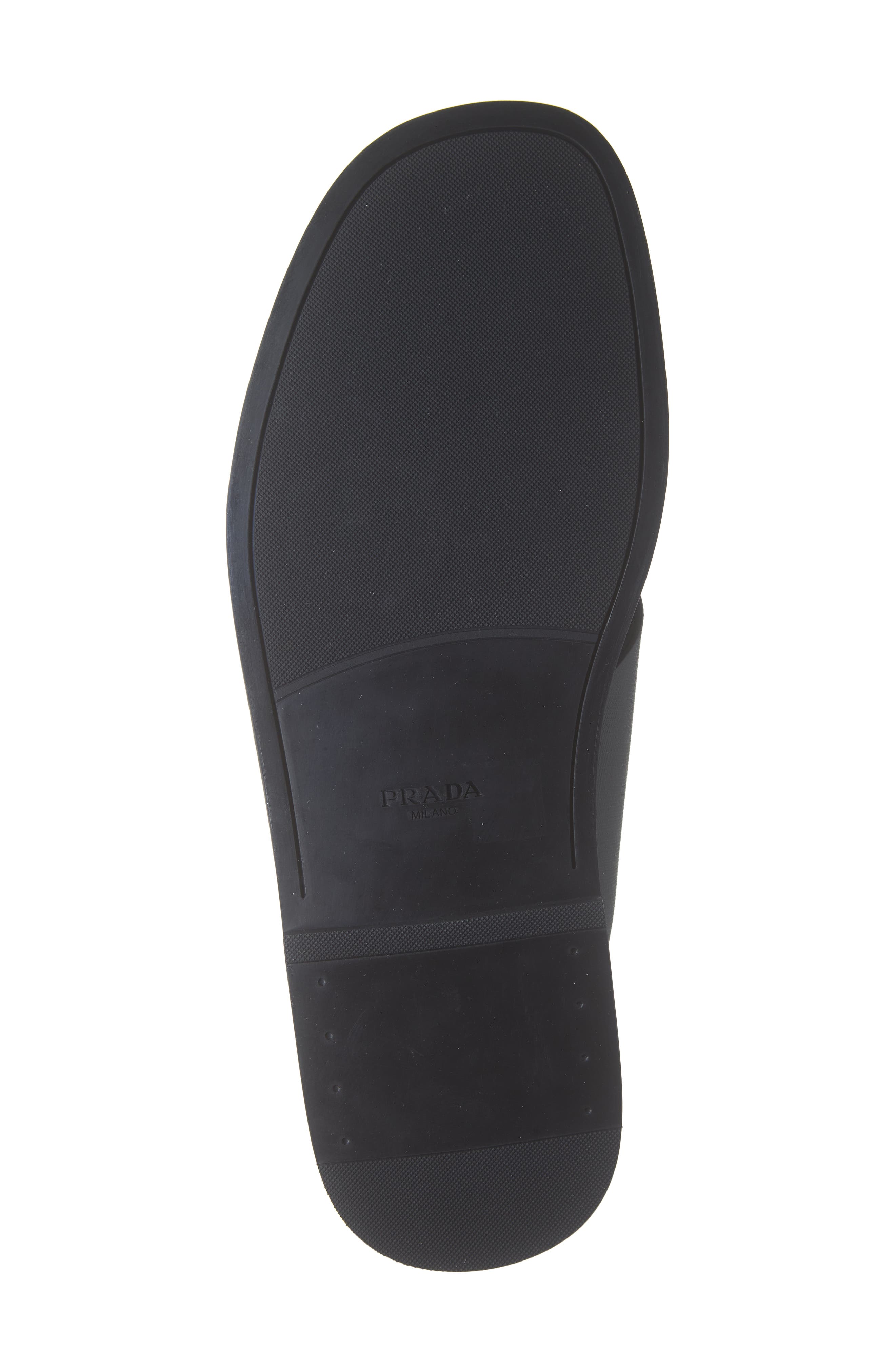 Prada Logo Slide Sandal, Alternate, color, 