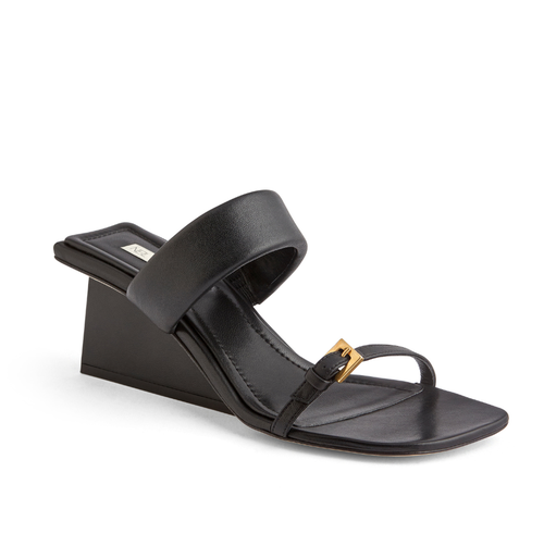 Neil J. Rodgers Chriselle Sandal In Black Nappa