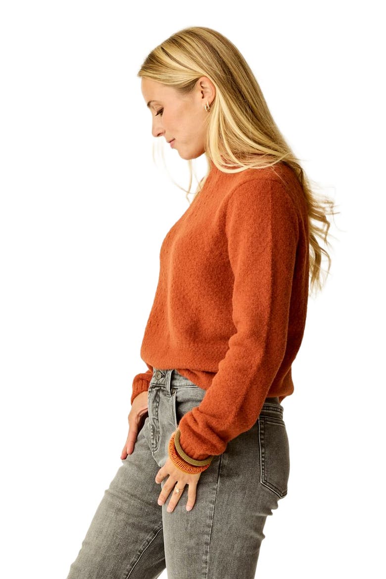 Monroe Stitched Sweater, Alternate, color, Copper