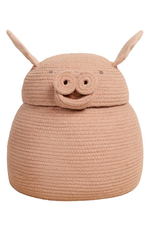 Peggy the Pig Basket