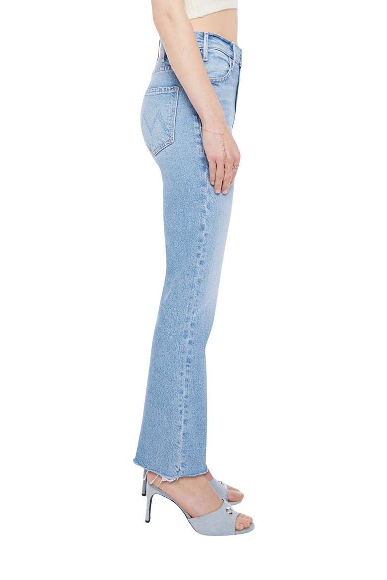 The Hustler Frayed High Waist Ankle Bootcut Jeans, Alternate, color, SOW SURREAL