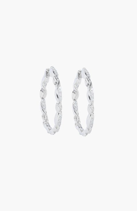 Sacred Vine Hoop Earring