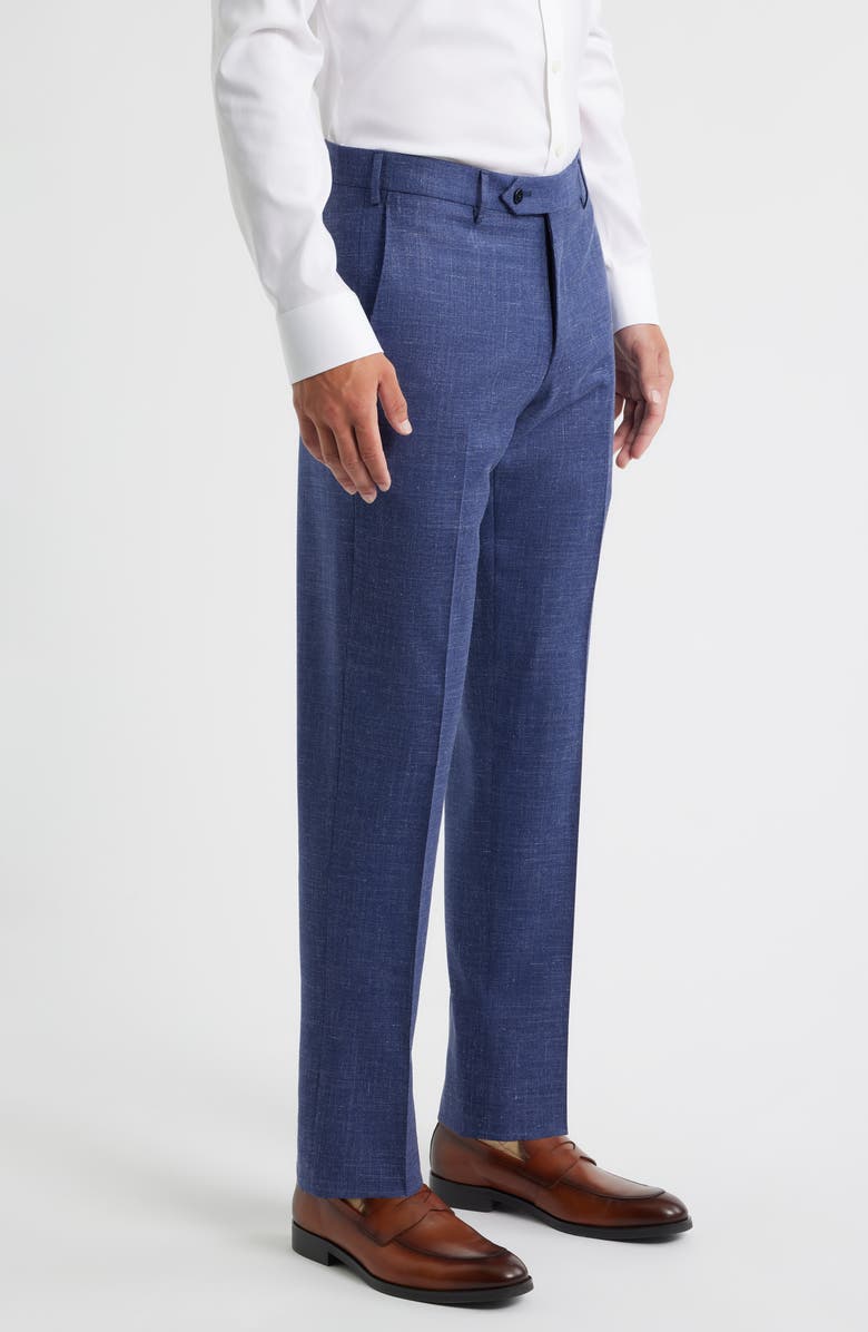 Zanella Parker Stretch Wool Trousers, Alternate, color, Blue