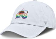 FANATICS Men's Fanatics White Colorado Avalanche PRIDE Adjustable Hat
