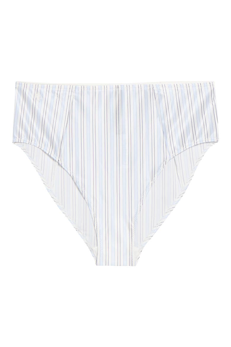 Stripe High Waist Satin Briefs, Alternate, color, MENSWEAR STRIPE